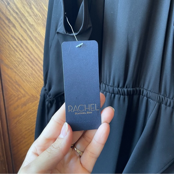 Rachel Black V-Neck High-Low Top XS - Picture 8 of 11